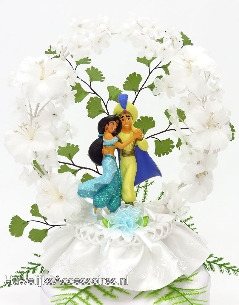 Disney Disney prinses Jasmijn en Aladdin trouwtaart topper