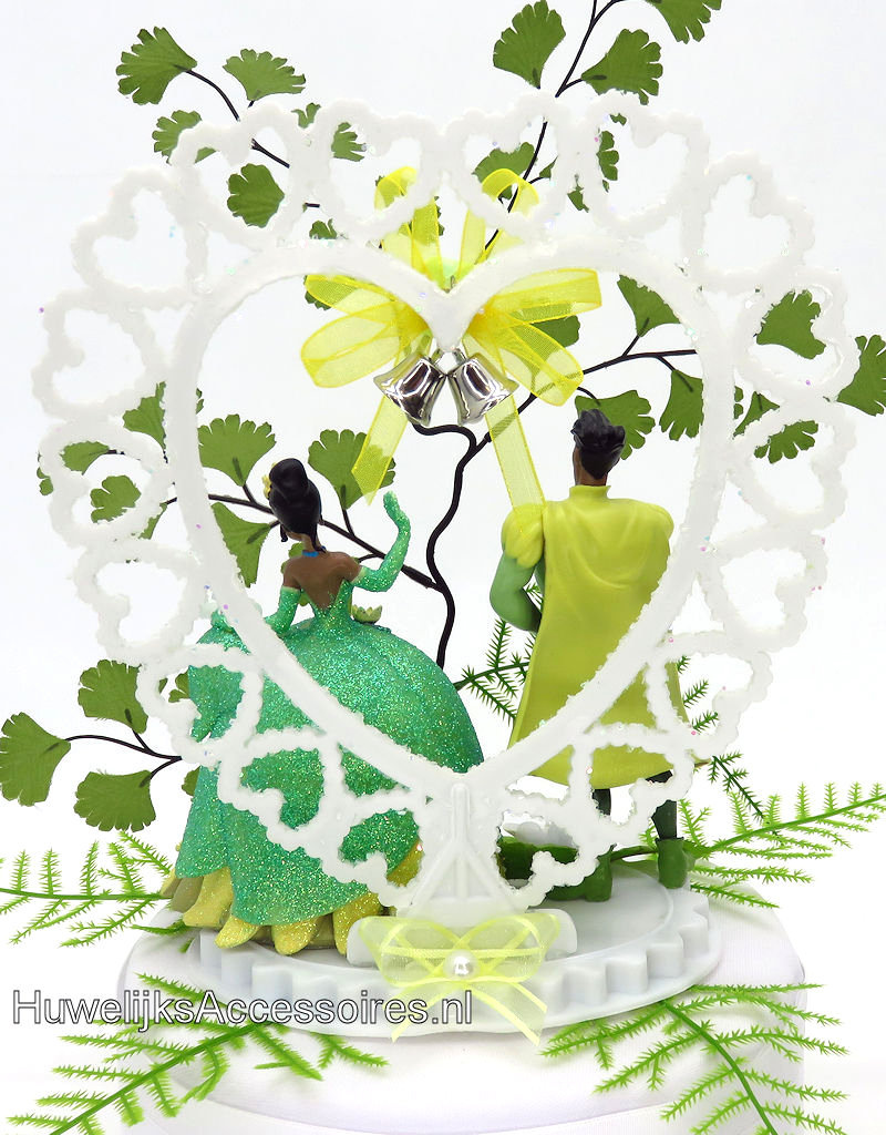 Disney Disney Prinses Tiana en Prins Naveen bruidstaart topper