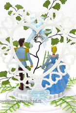 Disney Disney Prinses Cinderella en Prins Charming bruidstaart topper