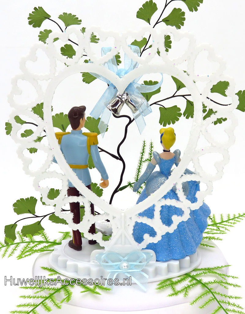 Disney Disney Prinses Cinderella en Prins Charming bruidstaart topper