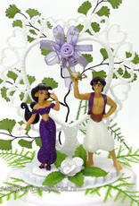 Disney Disney Prinses Jasmijn en Prins Aladdin bruidstaart topper