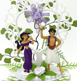 Disney Prinses Jasmijn en Prins Aladdin taarttopper