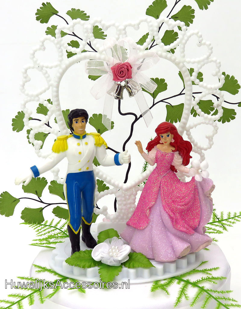 Disney Disney Prinses Ariel en Prins Eric bruidstaart topper