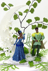 Disney Disney Prinses Tiana en Prins Naveen bruidstaart topper met maan