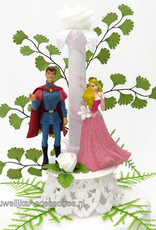 Disney Disney Prinses Aurora en Prins Philip bruidstaart topper met pilaar