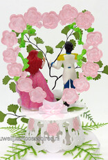 Disney Prachtige Disney Prinses Ariel en Prins Eric bruiloft taarttopper