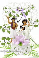 Disney Disney Prinses Jasmijn en Prins Aladdin bruiloft taarttopper