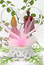 Disney Disney Aurora en Philip bruidstaart topper met witte zwanen