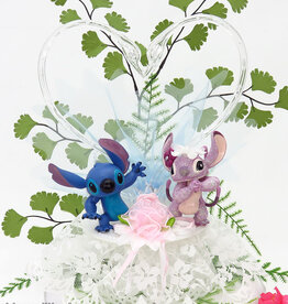Disney Stitch en Angel bruidspaar taart topper