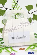 60 jaar jubileum bruiloft bedankje doosje