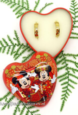 Disney Disney Mickey en Minnie rood hartvormig ringdoosje