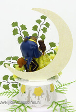 Disney Schitterende Disney Belle en het Beest bruidstaart topper met maan