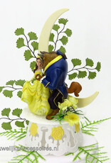 Disney Schitterende Disney Belle en het Beest bruidstaart topper met maan