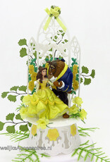 Disney Prachtige Disney bruidstaart topper van Belle en het Beest
