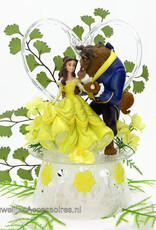 Disney Schitterende Disney taarttopper met Belle en het Beest