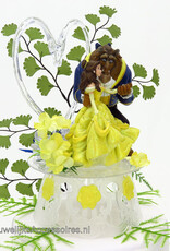 Disney Schitterende Disney taarttopper met Belle en het Beest