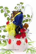 Disney Romantische Disney taarttopper met Belle en het Beest