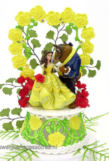 Disney Prachtige Disney Belle en het Beest bruiloft taarttopper