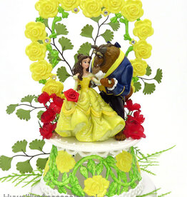 Disney Schitterende taarttopper met Belle en het Beest