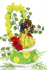 Disney Prachtige Disney Belle en het Beest bruiloft taarttopper