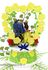 Disney Prachtige Disney Belle en het Beest bruiloft taarttopper