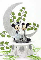 Disney Disney Mickey en Minnie bruiloft taarttopper