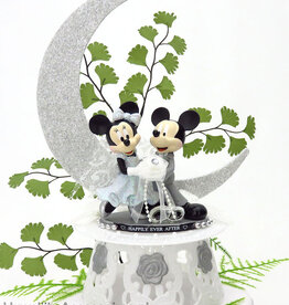 Disney Romantische Disney Mickey & Minnie bruidstaart topper