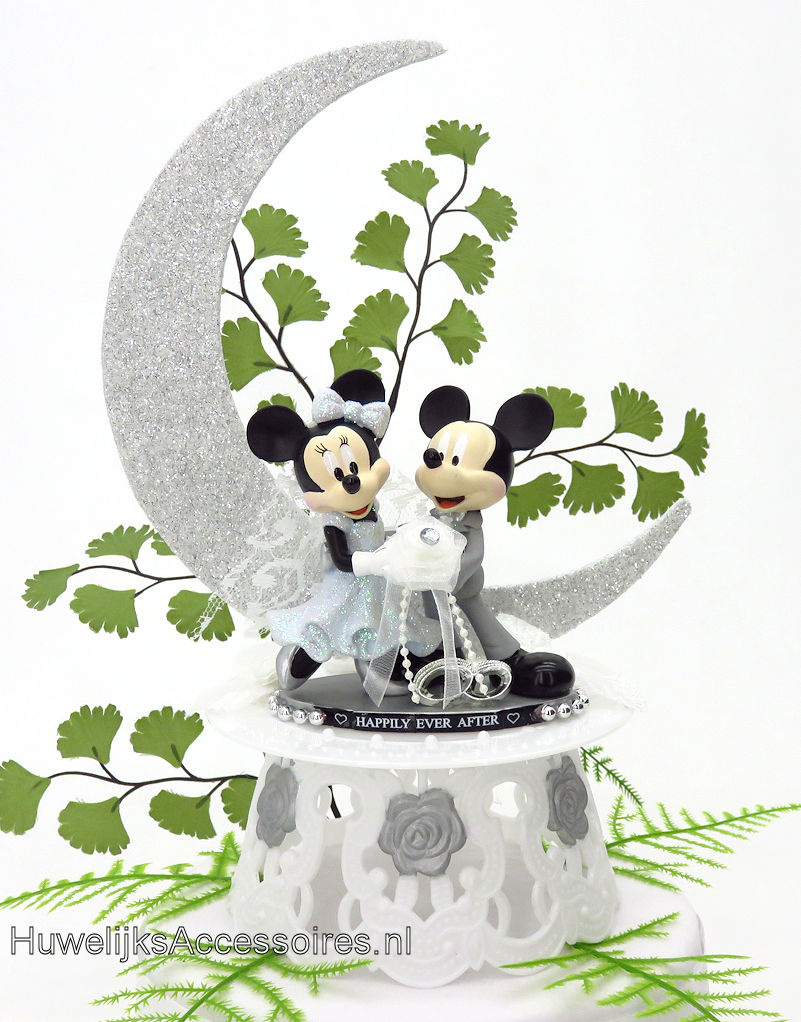 Disney Disney Mickey en Minnie bruiloft taarttopper
