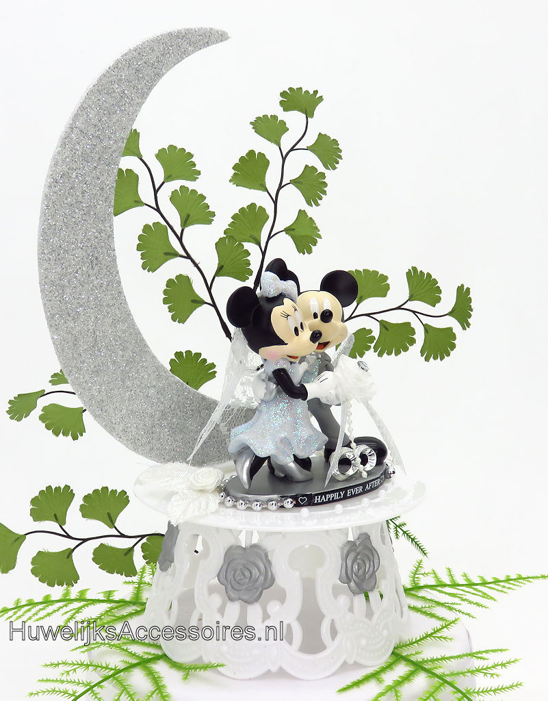 Disney Disney Mickey en Minnie bruiloft taarttopper