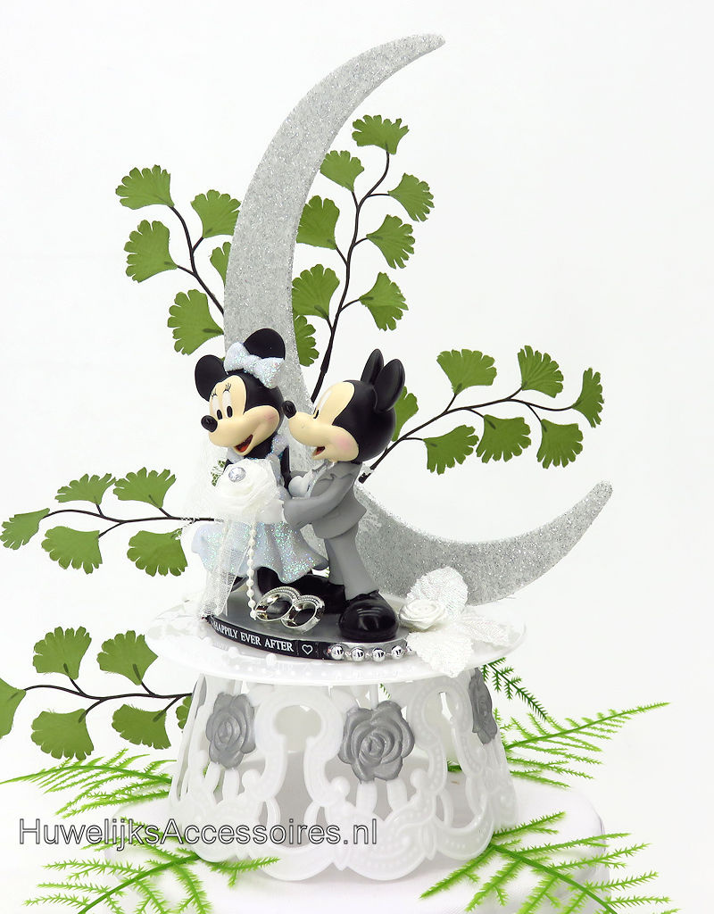 Disney Disney Mickey en Minnie bruiloft taarttopper