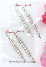 2 sets strass stenen schuifspelden