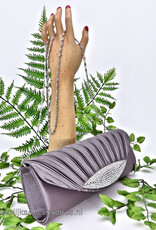 Bruidstasje of avondtasje grijs gekleurd