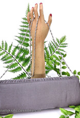 Bruidstasje of avondtasje grijs gekleurd