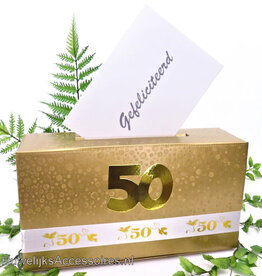 Gouden jubileum enveloppendoos