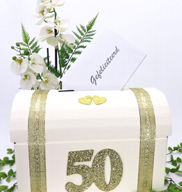 50ste gouden jubileum enveloppendoos