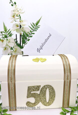 50 jaar jubileum huwelijk enveloppendoos