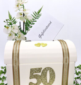 Gouden bruiloft enveloppendoos