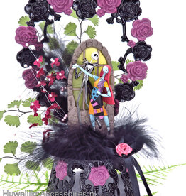 Disney Schitterende taarttopper met Jack en Sally