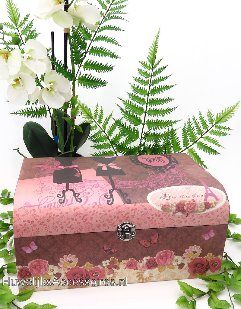 Love is in the air' bruiloft enveloppendoos