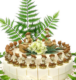 Communie bedankjes taart met kinderen