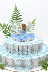 Geboorte bedankjes met blauwe ooievaren