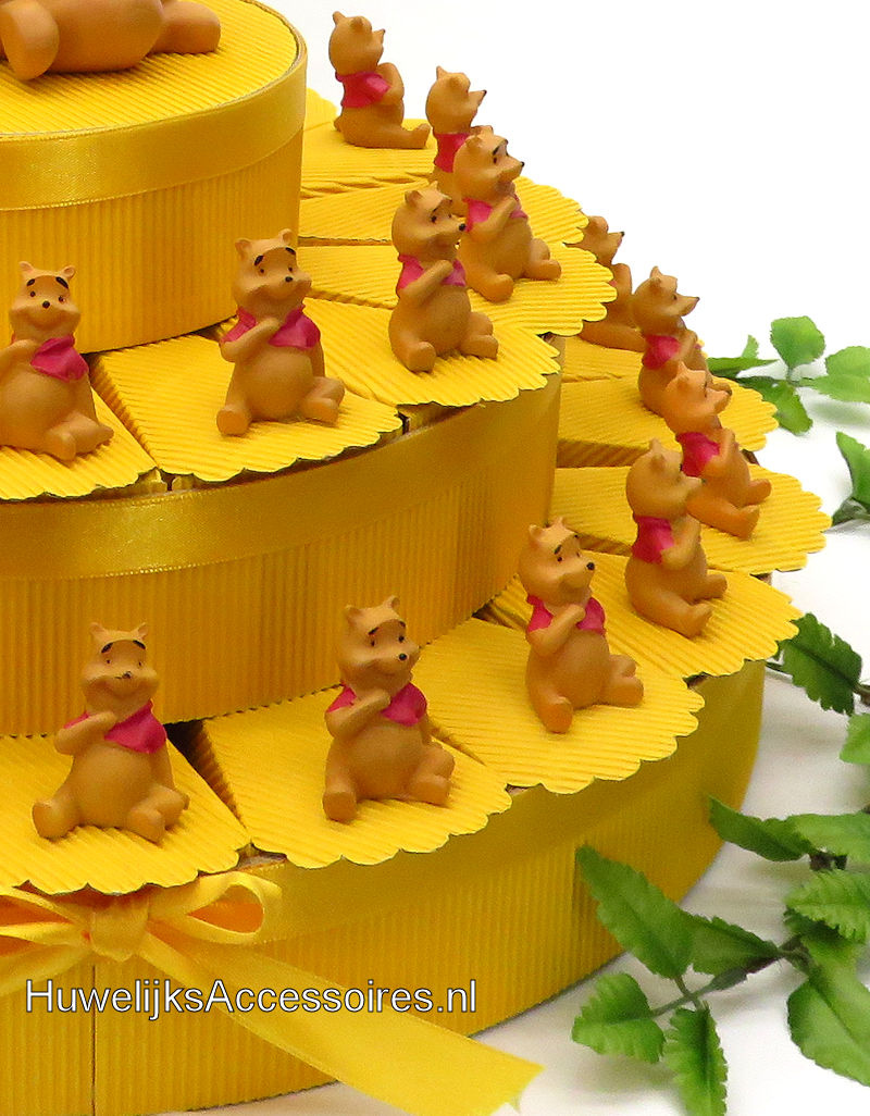 Disney Geboorte Disney bedankjes taart van Winnie de Poeh