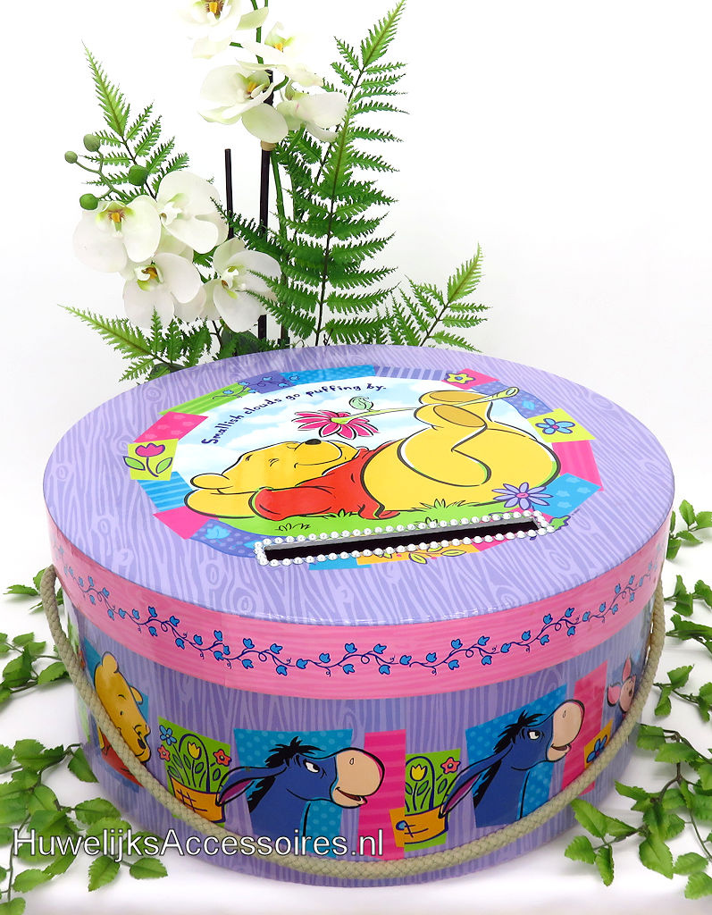 Disney Disney Poeh en vrienden enveloppendoos versierd met strass stenen