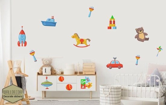 spanning Vernietigen Insecten tellen Kinderkamer speelgoed set 14 decoratie sticker. - JERMA --  AllerhandeStickers (ook custommade)