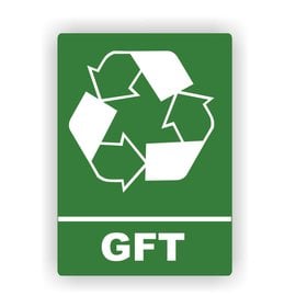 JERMA allerhandestickers GFT Recycling (groen)