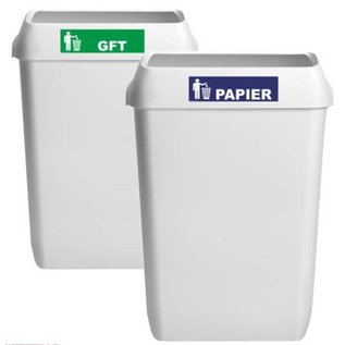 JERMA allerhandestickers Recycling stickers set 5 stickers