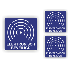 JERMA allerhandestickers Elektronische Beveiligd sticker