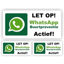 JERMA allerhandestickers Whatsapp Buurtpreventie stickers