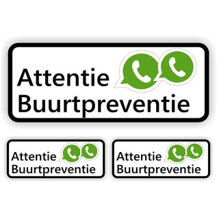 JERMA allerhandestickers Buurtpreventie WhatsApp stickers Model A