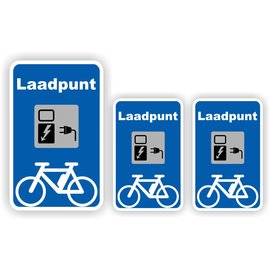 JERMA allerhandestickers Fietsenstalling oplaadpunt elektrische fiets